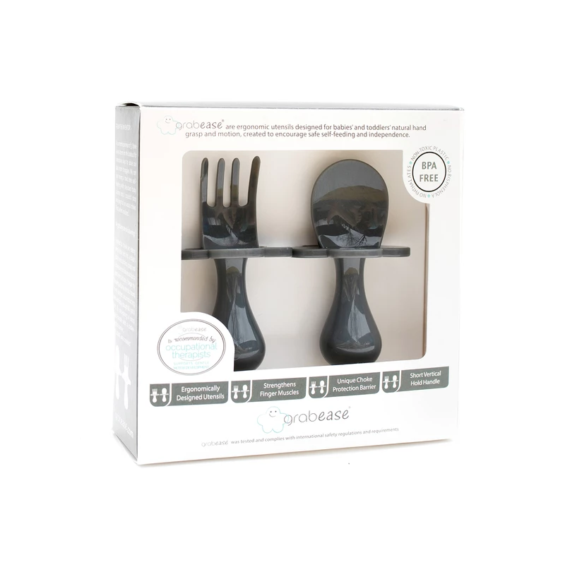 Grabease Fork&Spoon Set Teal