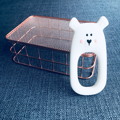 TEETHER // BEAR (WHITE)