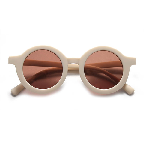 KIDS SUNNIES // ROUND - CREAM