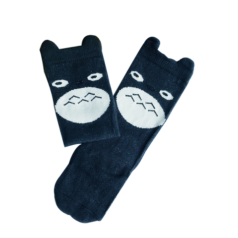 KNEE-LENGTH SOCKS // DARK TOTORO