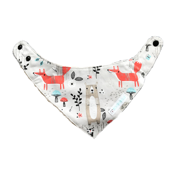 BANDANA BIB // FOREST FRIENDS