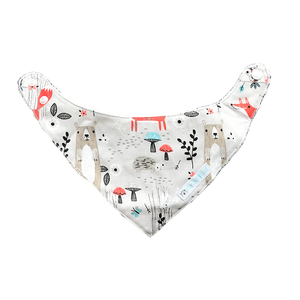 BANDANA BIB // FOREST FRIENDS