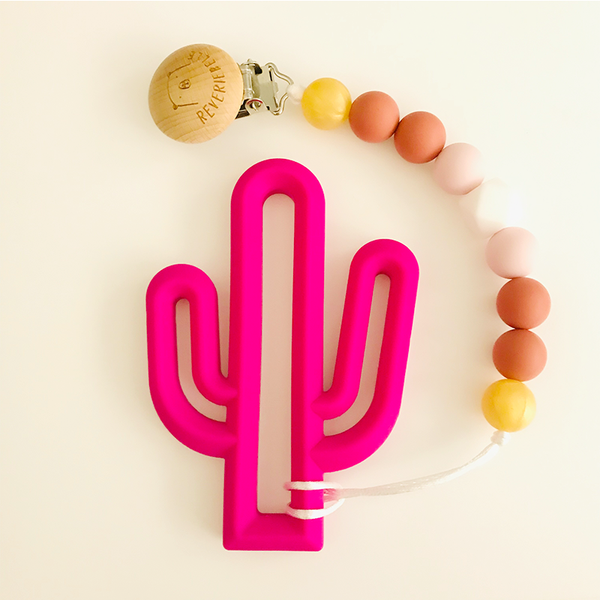 TEETHER SET // CACTUS POP - FUSCHIA