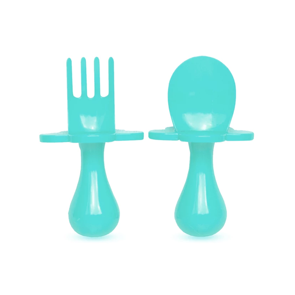 Grabease Fork&Spoon Set Teal