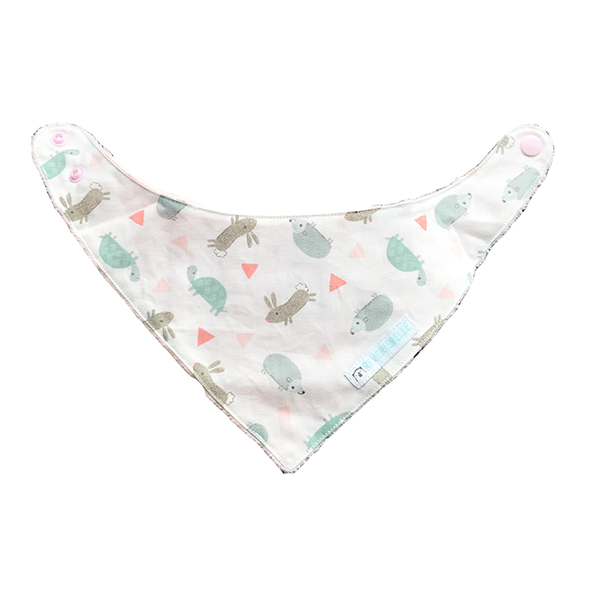 BANDANA BIB // LITTLE ANIMAL FRIENDS