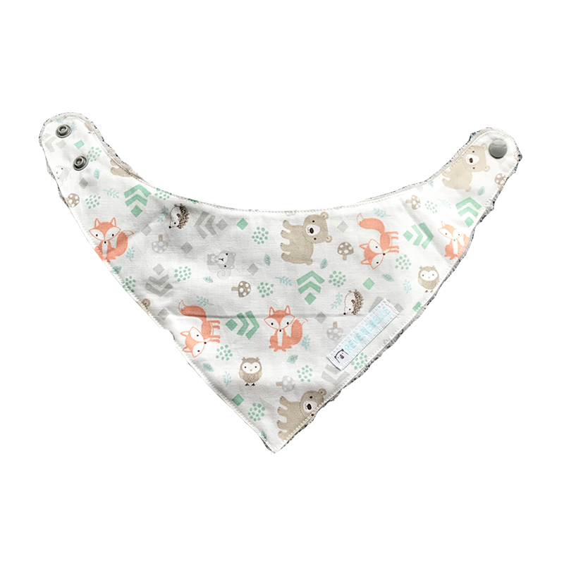 BANDANA BIB // LITTLE FOREST ANIMALS