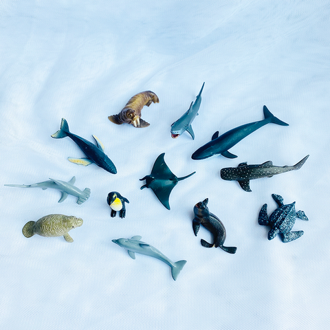 MINI FIGURINES // OCEAN ANIMALS