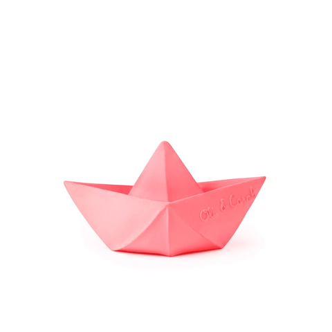 BATH TOY // ORIGAMI BOAT (PINK)