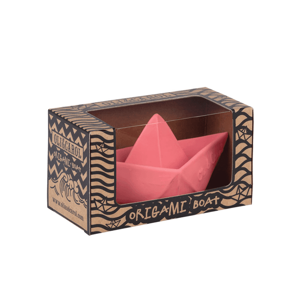 BATH TOY // ORIGAMI BOAT (PINK)