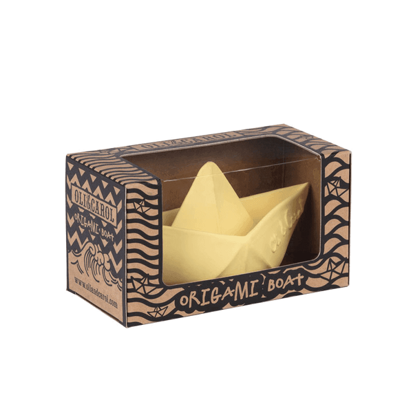 BATH TOY // ORIGAMI BOAT (VANILLA)