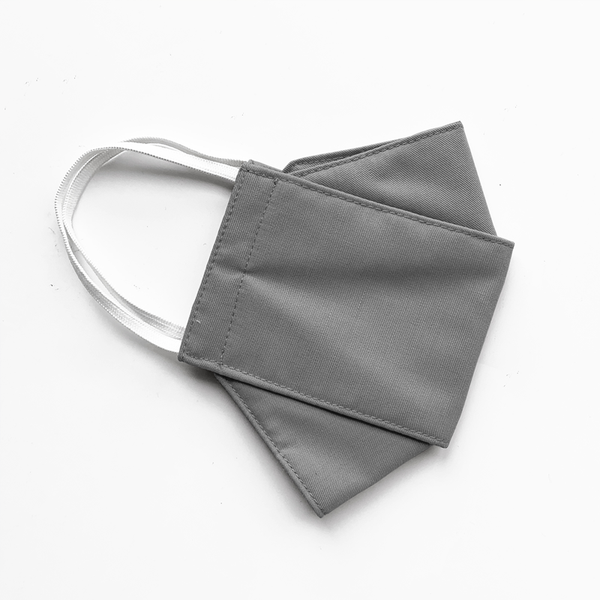 3-PLY MASK // ORIGAMI IN STONE GREY