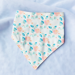 SCARF BIB // PEACHY ROSE