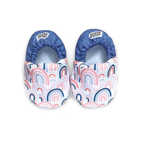 MINI SHOES // RAINBOW DENIM