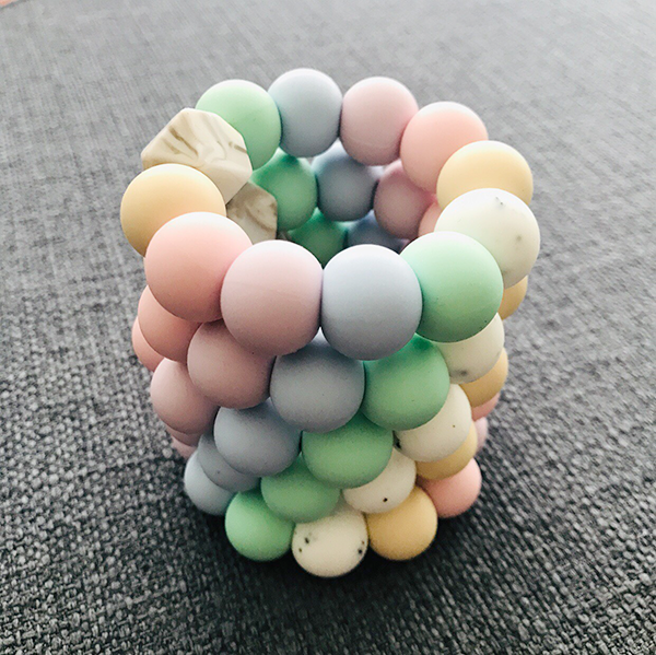 TEETHING RING // PASTEL RAINBOW (MINI)