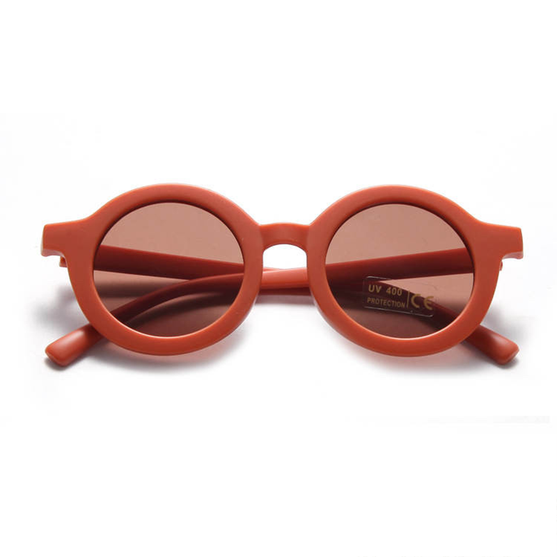 KIDS SUNNIES // ROUND - RUST