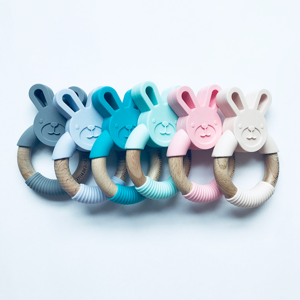 TEETHER // BUNNY -  COTTON CANDY