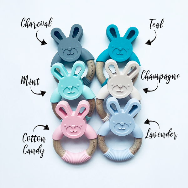 TEETHER // BUNNY -  COTTON CANDY