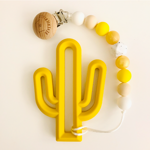 TEETHER SET // CACTUS POP - YELLOW