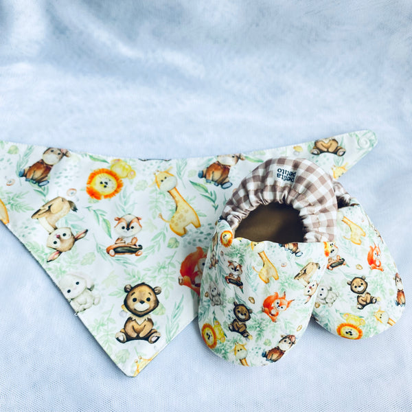 GIFT SET // FOREST FRIENDS (BIB x MINI SHOES)