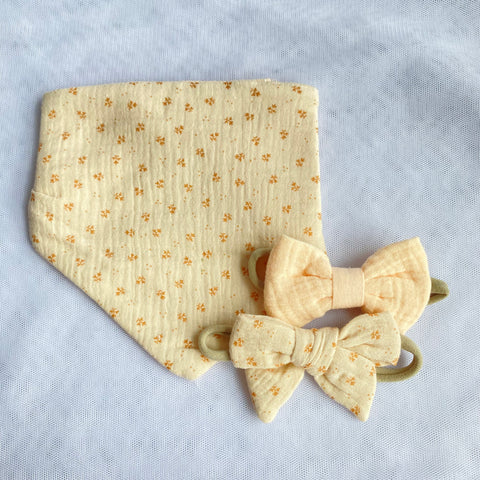 GIFT SET // DAINTY FLEUR (BIB x HEADBAND)