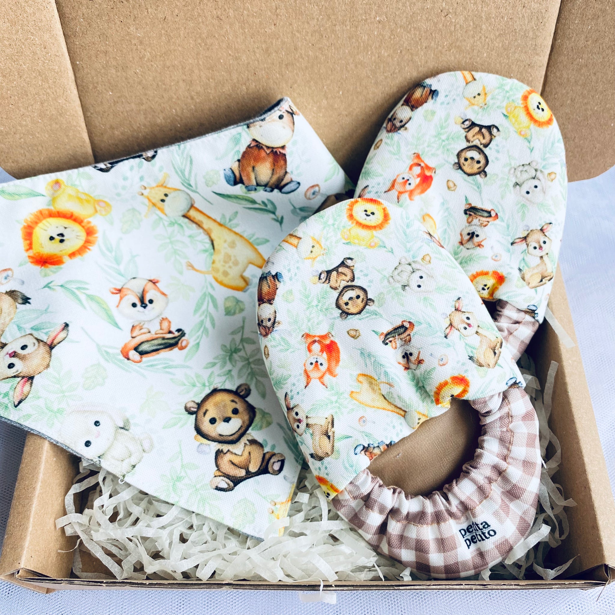 GIFT SET // FOREST FRIENDS (BIB x MINI SHOES)