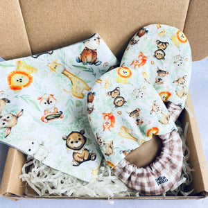 GIFT SET // FOREST FRIENDS (BIB x MINI SHOES)